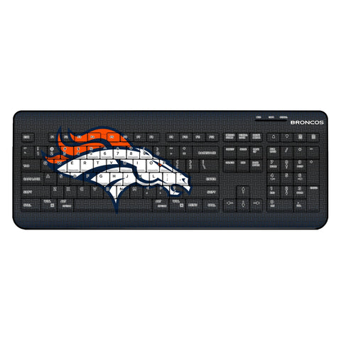 Denver Broncos Linen Wireless USB Keyboard