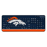 Denver Broncos Personalized Endzone Solid Wireless USB Keyboard