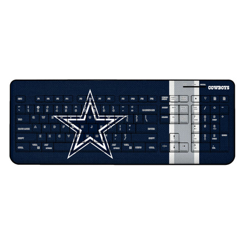 Dallas Cowboys Stripe Wireless USB Keyboard