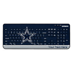 Dallas Cowboys Personalized Endzone Solid Wireless USB Keyboard