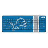 Detroit Lions Stripe Wireless USB Keyboard