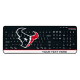 Houston Texans Personalized Endzone Solid Wireless USB Keyboard