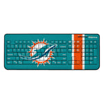 Miami Dolphins Stripe Wireless USB Keyboard