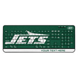 New York Jets Personalized Endzone Solid Wireless USB Keyboard