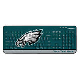 Philadelphia Eagles Personalized Endzone Solid Wireless USB Keyboard