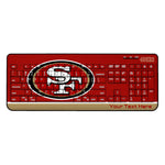 San Francisco 49ers Personalized Endzone Solid Wireless USB Keyboard