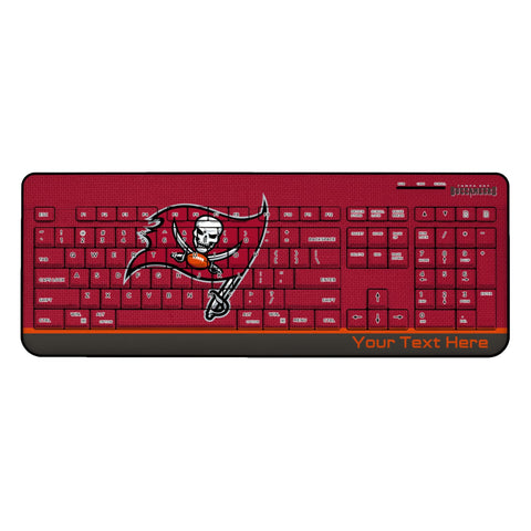 Tampa Bay Buccaneers Personalized Endzone Solid Wireless USB Keyboard