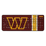 Washington Commanders Stripe Wireless USB Keyboard-0