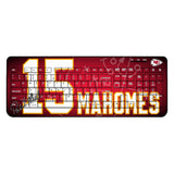 Patrick Mahomes Kansas City Chiefs 15 Ready Wireless USB Keyboard