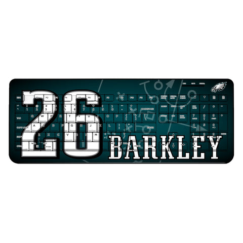 Saquon Barkley Philadelphia Eagles 26 Ready Wireless USB Keyboard