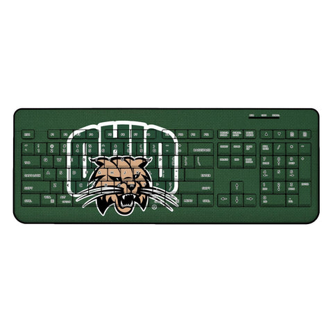 Ohio University Bobcats Solid Wireless USB Keyboard-0