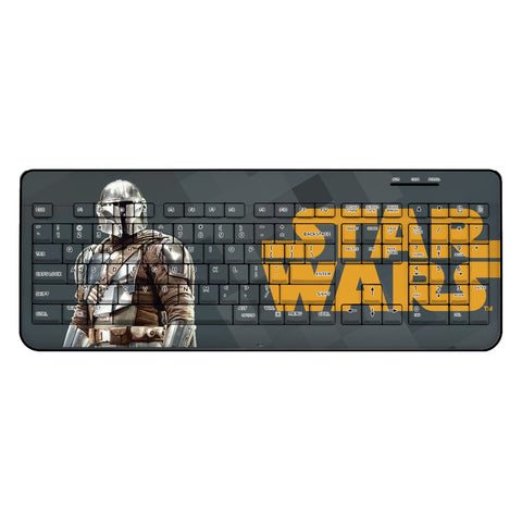 Star Wars: The Mandalorian Din Djarin Color Block Wireless USB Keyboard