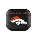 Denver Broncos Personalized Insignia AirPod Case Cover