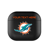 Miami Dolphins Personalized Insignia AirPod Case Cover