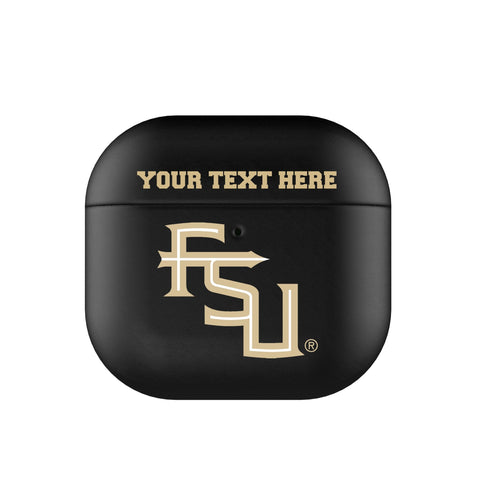 Florida State University Seminoles Athletic Wordmark Personalized Insignia AirPod Case Cover
