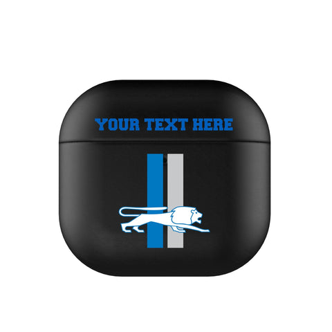 Detroit Lions Retro Personalized Insignia AirPod Case Cover