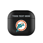 Miami Dolphins 1966-1973 Historic Collection Personalized Insignia AirPod Case Cover