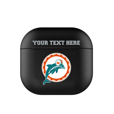 Miami Dolphins 1966-1973 Historic Collection Personalized Insignia AirPod Case Cover