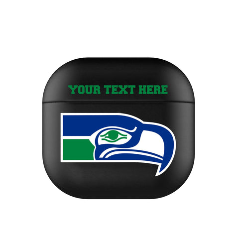 Seattle Seahawks Historic Collection Personalized Insignia AirPod Case Cover