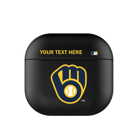 Milwaukee Brewers Personalized Insignia AirPod Case Cover
