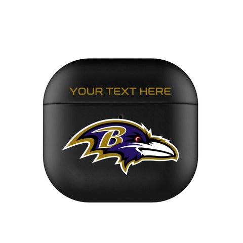 Baltimore Ravens Personalized Insignia AirPod Case Cover