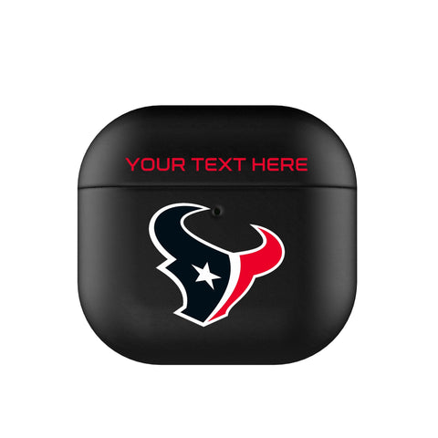Houston Texans Personalized Insignia AirPod Case Cover