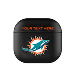 Miami Dolphins Personalized Insignia AirPod Case Cover