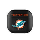Miami Dolphins Personalized Insignia AirPod Case Cover