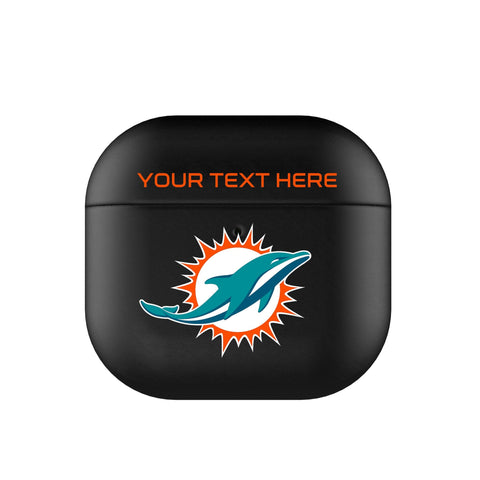 Miami Dolphins Personalized Insignia AirPod Case Cover