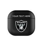 Las Vegas Raiders Personalized Insignia AirPod Case Cover
