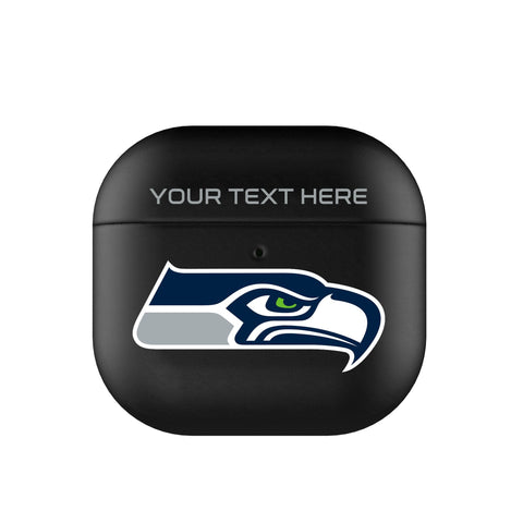 Seattle Seahawks Personalized Insignia AirPod Case Cover