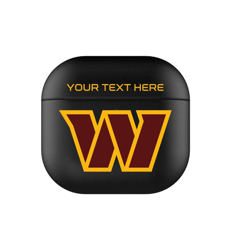 Washington Commanders Personalized Insignia AirPod Case Cover