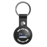 New York Giants 1960-1966 Historic Collection Personalized Insignia Black Airtag Holder