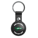 New York Jets 1963 Historic Collection Personalized Insignia Black Airtag Holder