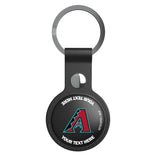 Arizona Diamondbacks Personalized Insignia Black Airtag Holder