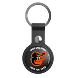 Baltimore Orioles Personalized Insignia Black Airtag Holder