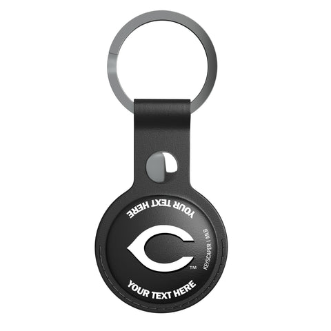 Cincinnati Reds Personalized Insignia Black Airtag Holder