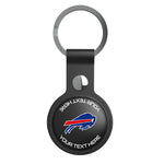 Buffalo Bills Personalized Insignia Black Airtag Holder