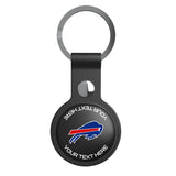 Buffalo Bills Personalized Insignia Black Airtag Holder