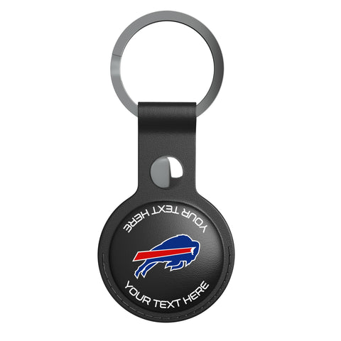 Buffalo Bills Personalized Insignia Black Airtag Holder