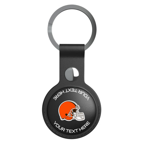 Cleveland Browns Personalized Insignia Black Airtag Holder