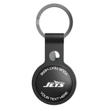 New York Jets Personalized Insignia Black Airtag Holder