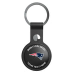 New England Patriots Personalized Insignia Black Airtag Holder