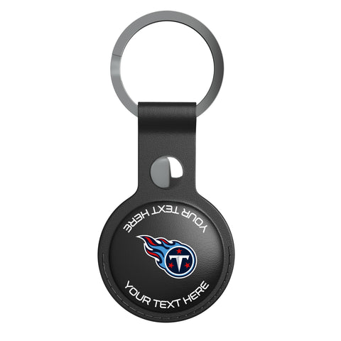 Tennessee Titans Personalized Insignia Black Airtag Holder