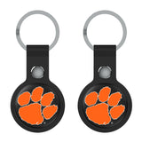 Clemson University Tigers Insignia Black Airtag Holder 2-Pack