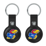 University of Kansas Jayhawks Insignia Black Airtag Holder 2-Pack