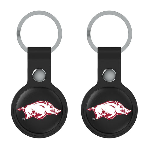 Arkansas Razorbacks Insignia Black Airtag Holder 2-Pack-0