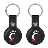 University of Cincinnati Bearcats Insignia Black Airtag Holder 2-Pack