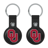 University of Oklahoma Sooners Insignia Black Airtag Holder 2-Pack