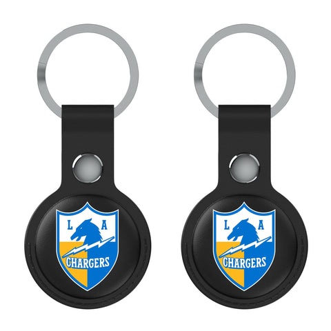 Los Angeles Chargers Historic Collection Insignia Black Airtag Holder 2-Pack